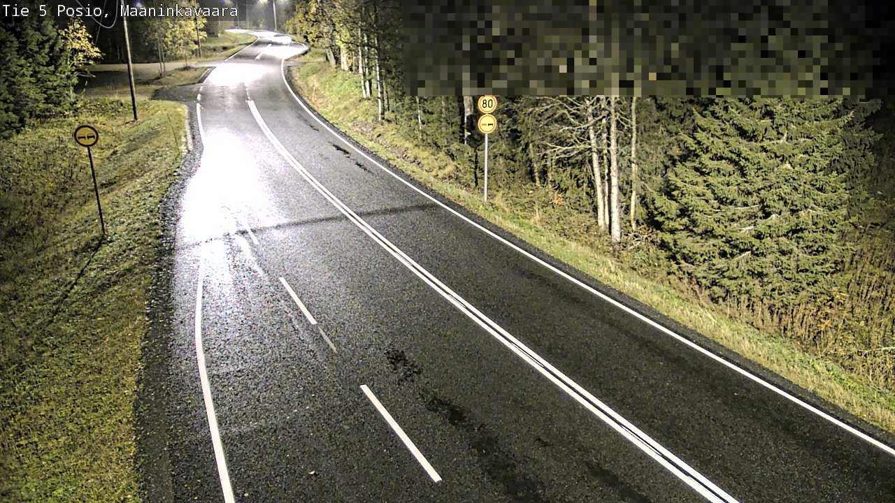 Kelikamerat Kuva Tie 5 Posio, Maaninkavaara, Posio, Lappi