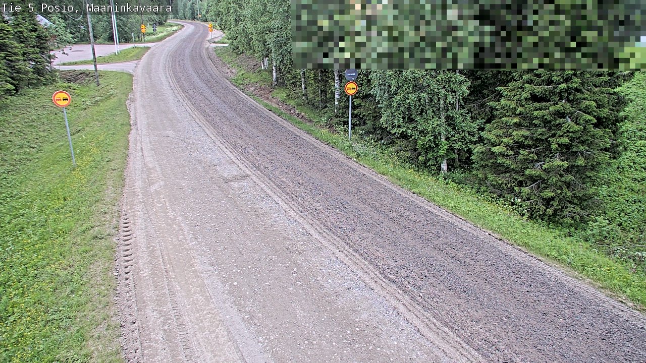 Kelikamerat Kuva Tie 5 Posio, Maaninkavaara, Posio, Lappi