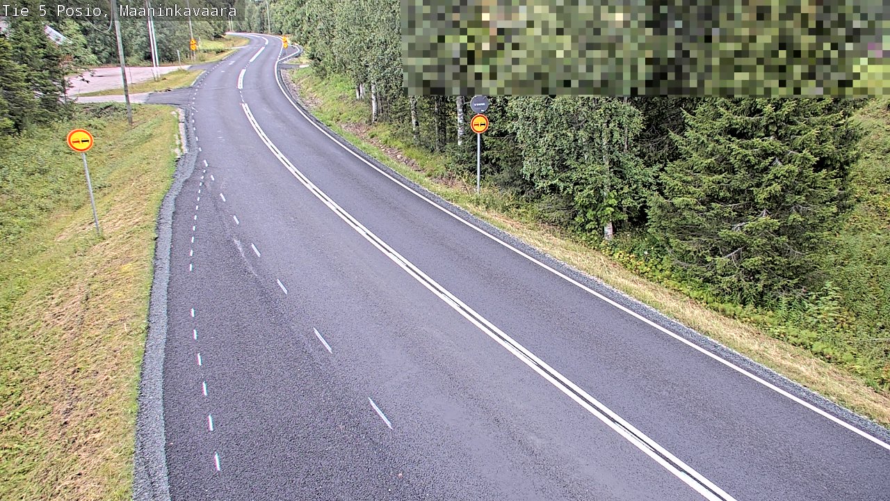 Kelikamerat Kuva Tie 5 Posio, Maaninkavaara, Posio, Lappi