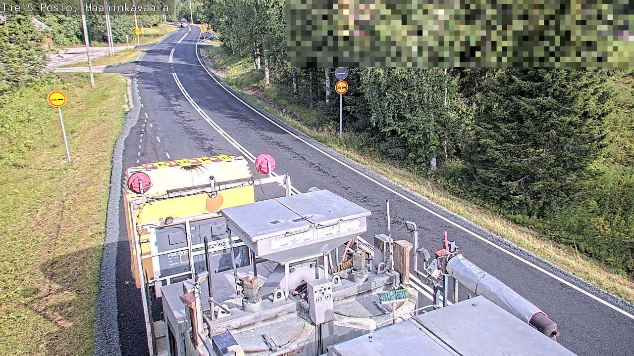Weather Camera Image Väg 5 Posio, Maaninkavaara, Posio, Lappi
