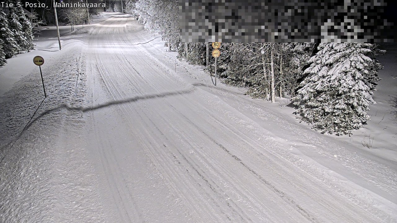 Weather Camera Image Road 5 Posio, Maaninkavaara, Posio, Lappi