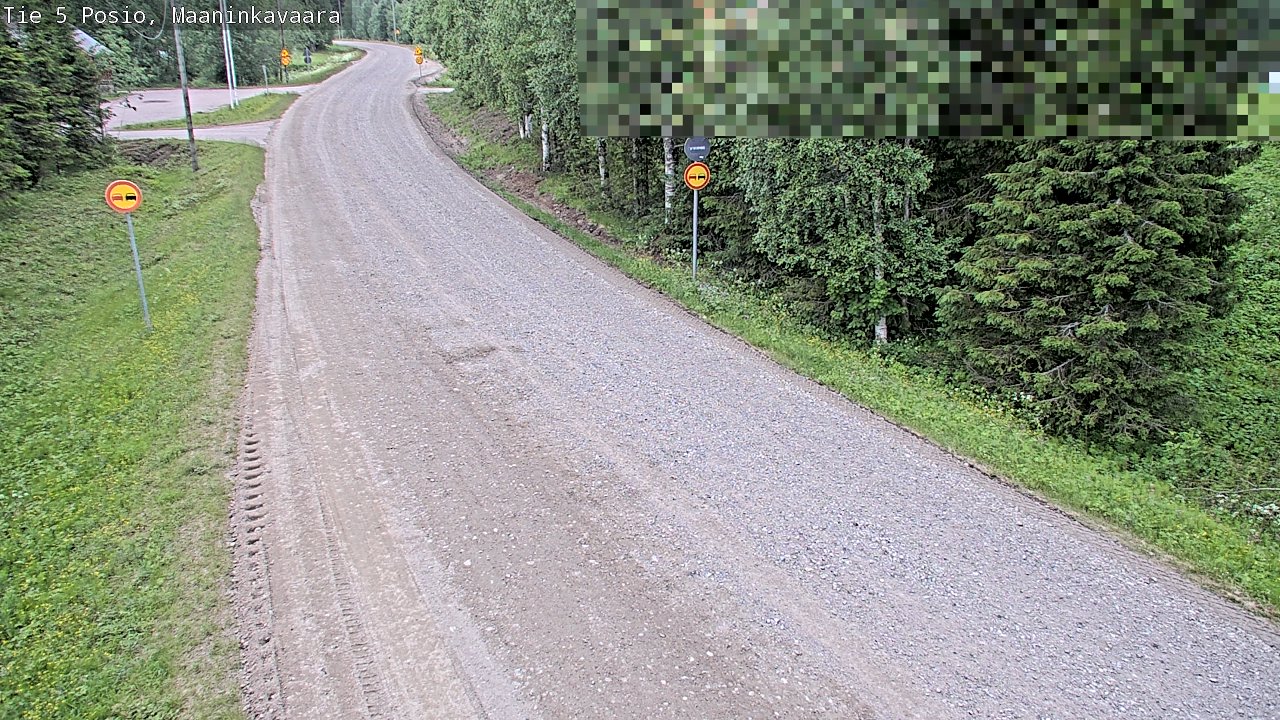 Kelikamerat Kuva Tie 5 Posio, Maaninkavaara, Posio, Lappi