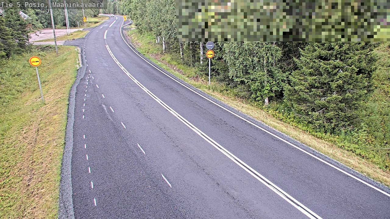 Kelikamerat Kuva Tie 5 Posio, Maaninkavaara, Posio, Lappi
