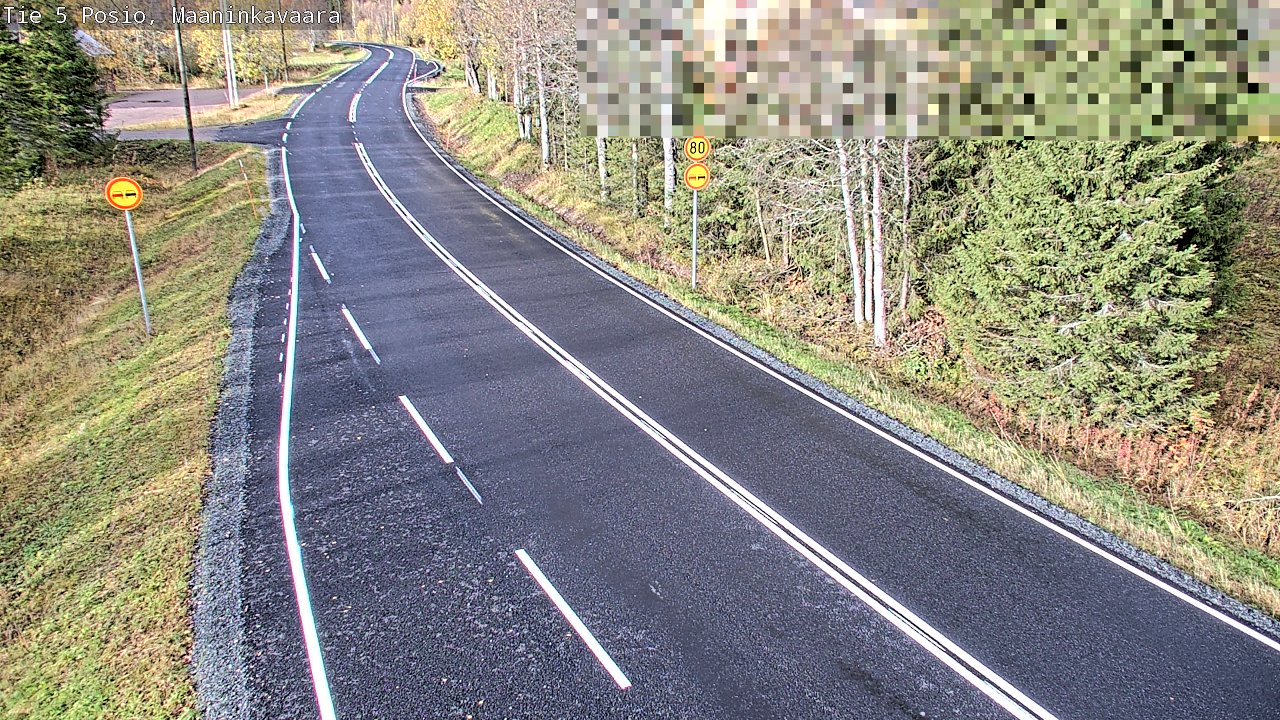Kelikamerat Kuva Tie 5 Posio, Maaninkavaara, Posio, Lappi