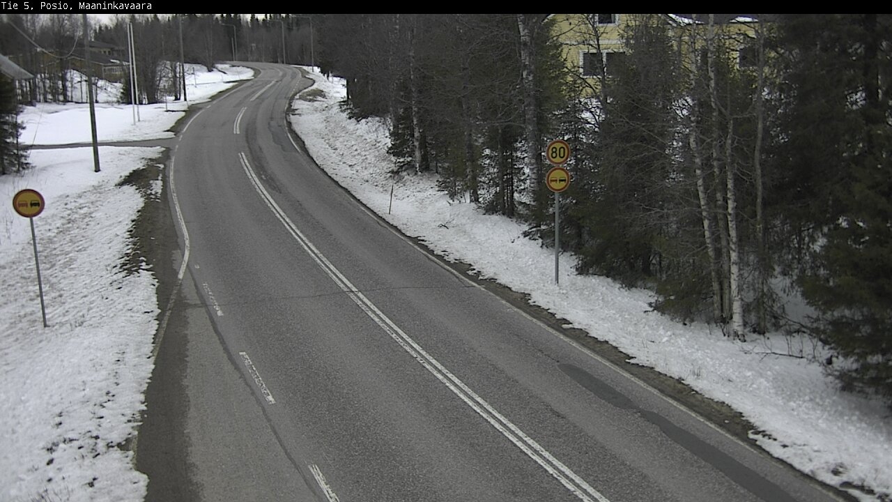 Kelikamerat Kuva Tie 5 Posio, Maaninkavaara, Posio, Lappi