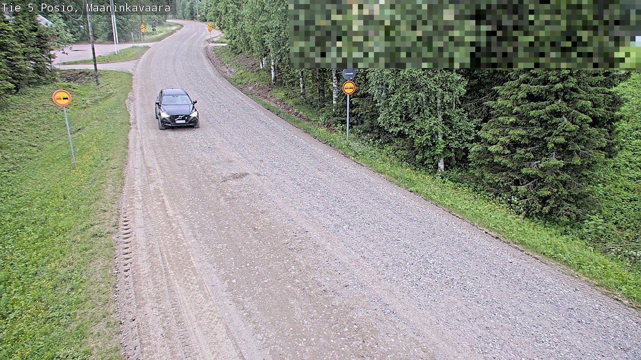 Kelikamerat Kuva Tie 5 Posio, Maaninkavaara, Posio, Lappi