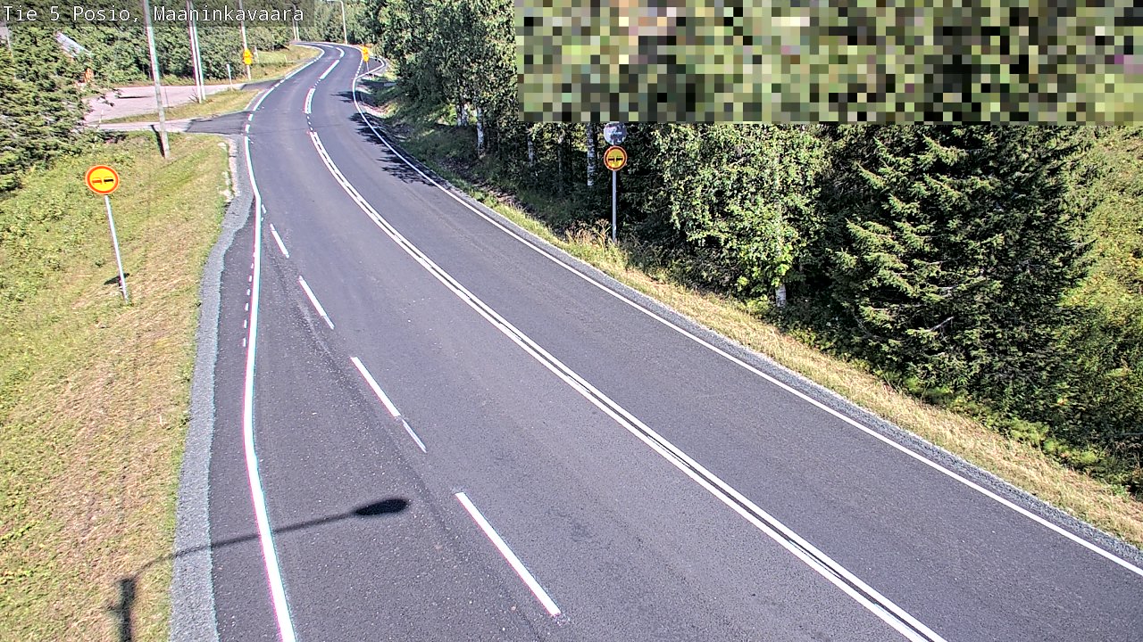 Weather Camera Image Road 5 Posio, Maaninkavaara, Posio, Lappi