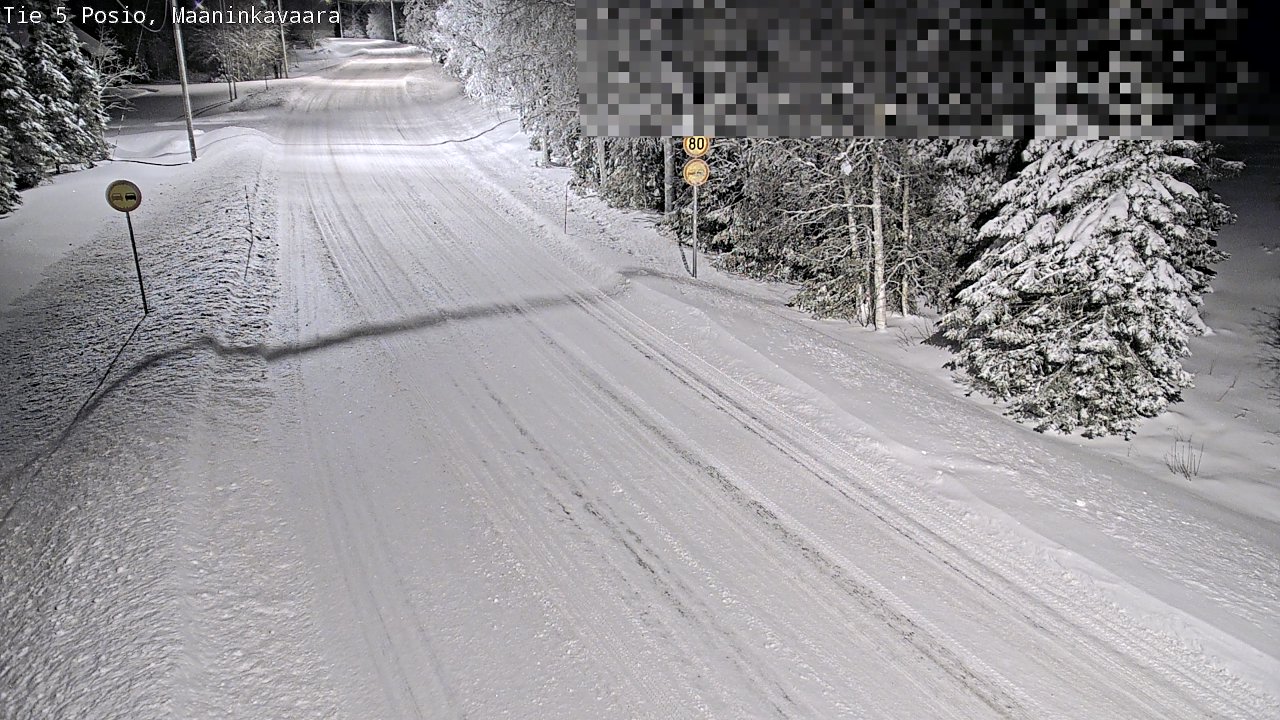 Weather Camera Image Road 5 Posio, Maaninkavaara, Posio, Lappi