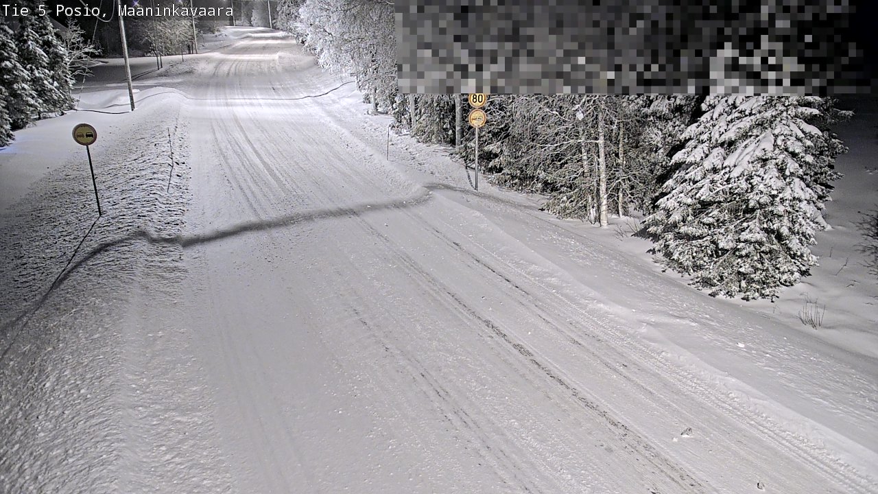 Weather Camera Image Road 5 Posio, Maaninkavaara, Posio, Lappi