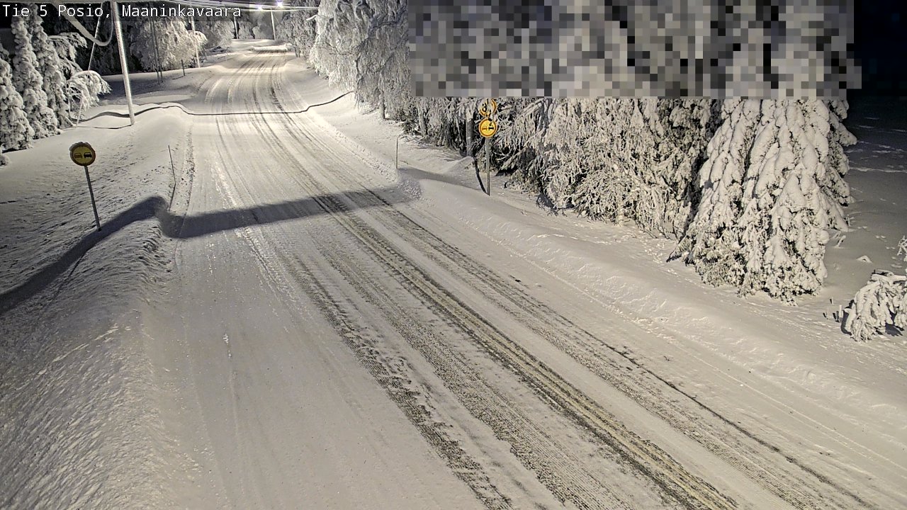 Kelikamerat Kuva Tie 5 Posio, Maaninkavaara, Posio, Lappi