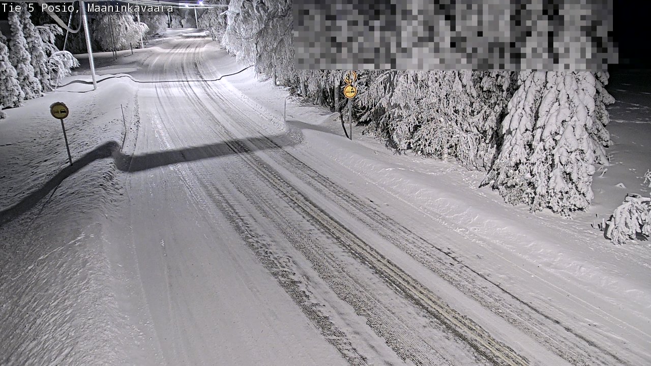 Kelikamerat Kuva Tie 5 Posio, Maaninkavaara, Posio, Lappi