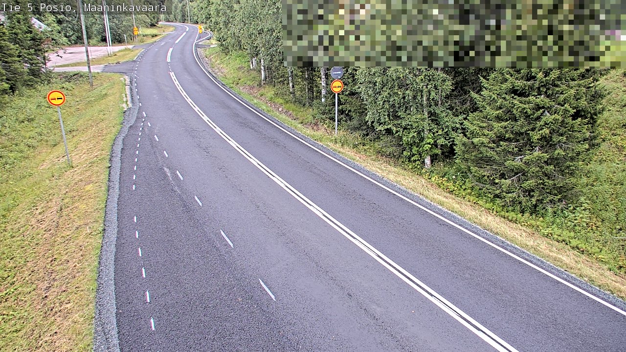 Kelikamerat Kuva Tie 5 Posio, Maaninkavaara, Posio, Lappi