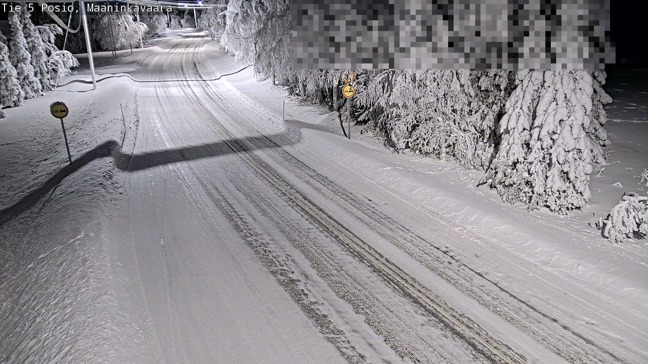 Kelikamerat Kuva Tie 5 Posio, Maaninkavaara, Posio, Lappi