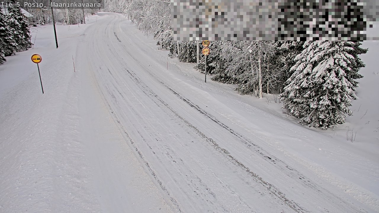 Weather Camera Image Road 5 Posio, Maaninkavaara, Posio, Lappi