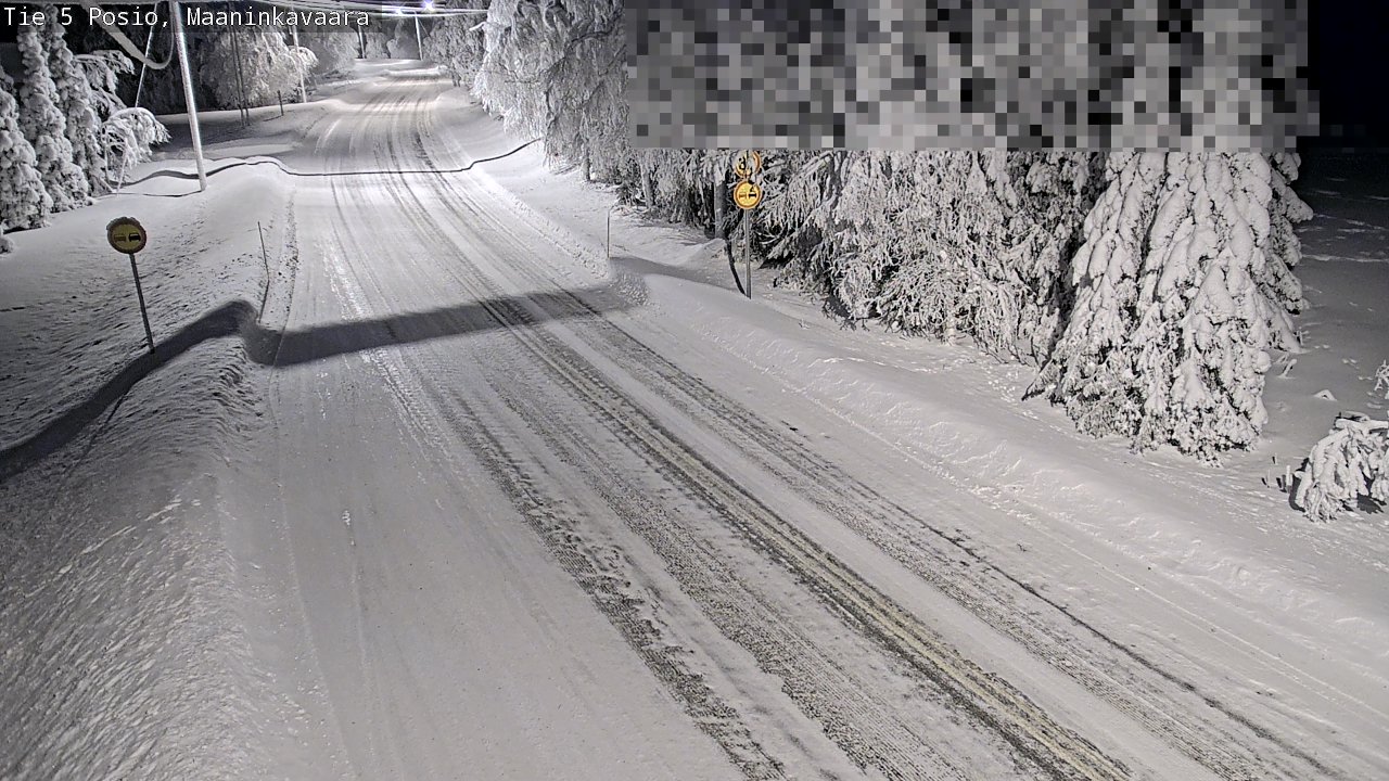 Kelikamerat Kuva Tie 5 Posio, Maaninkavaara, Posio, Lappi