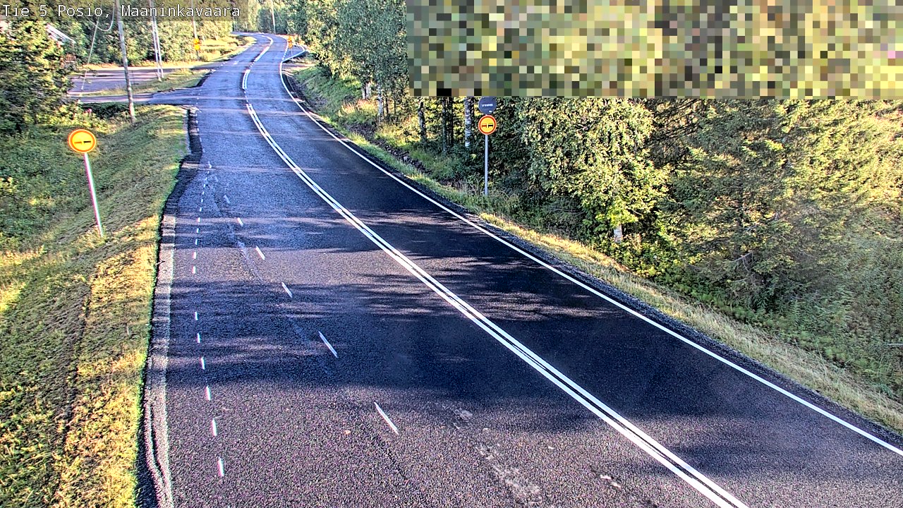 Weather Camera Image Väg 5 Posio, Maaninkavaara, Posio, Lappi