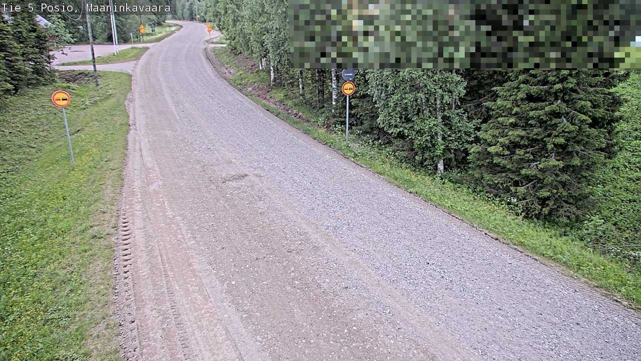 Kelikamerat Kuva Tie 5 Posio, Maaninkavaara, Posio, Lappi
