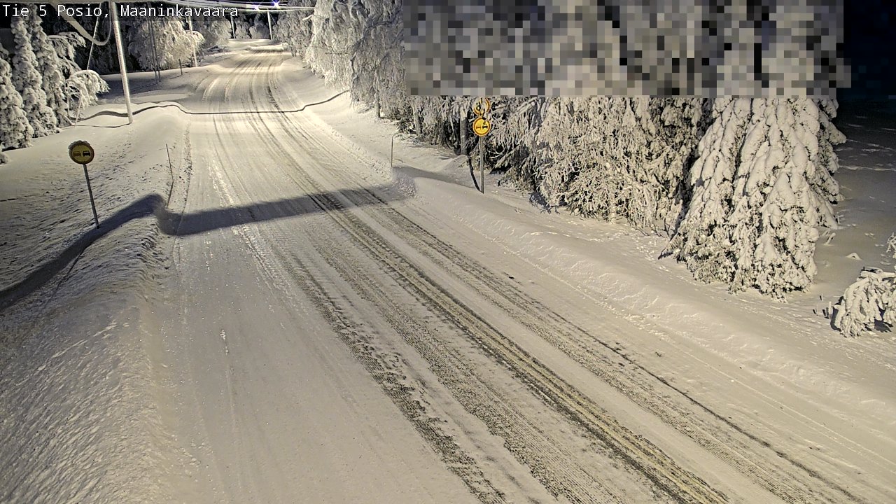 Kelikamerat Kuva Tie 5 Posio, Maaninkavaara, Posio, Lappi