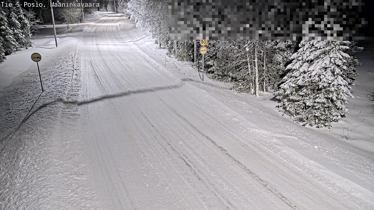 Weather Camera Image Road 5 Posio, Maaninkavaara, Posio, Lappi