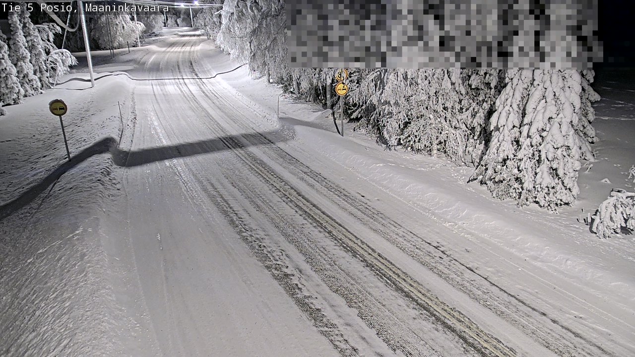 Kelikamerat Kuva Tie 5 Posio, Maaninkavaara, Posio, Lappi