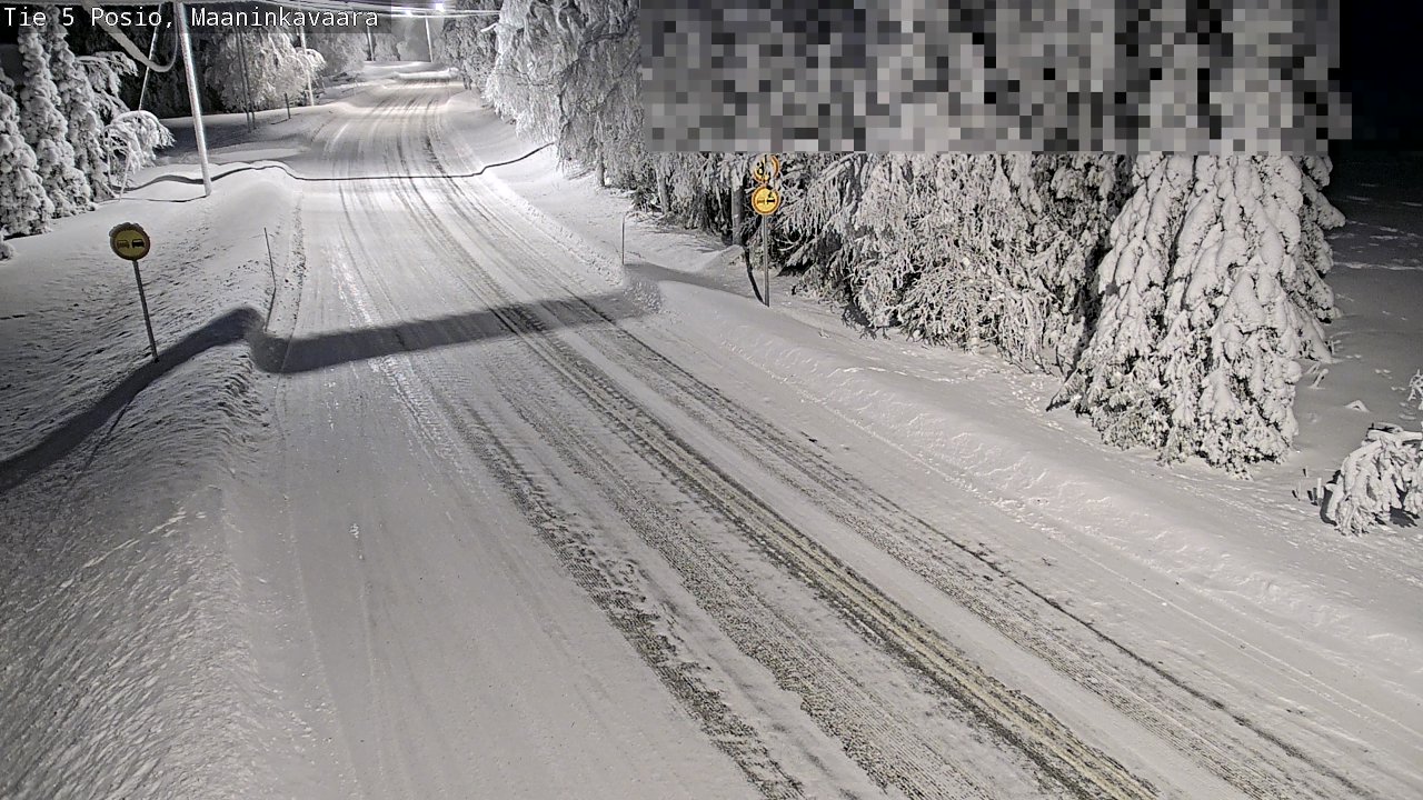 Kelikamerat Kuva Tie 5 Posio, Maaninkavaara, Posio, Lappi