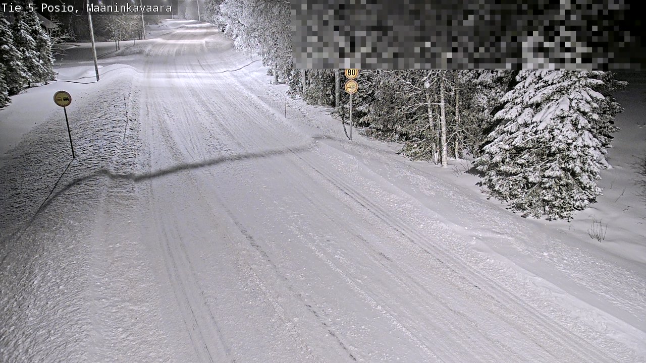 Weather Camera Image Road 5 Posio, Maaninkavaara, Posio, Lappi