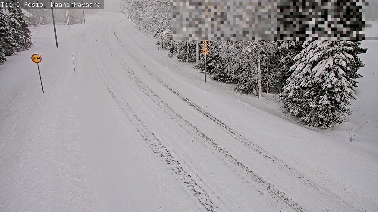 Weather Camera Image Road 5 Posio, Maaninkavaara, Posio, Lappi