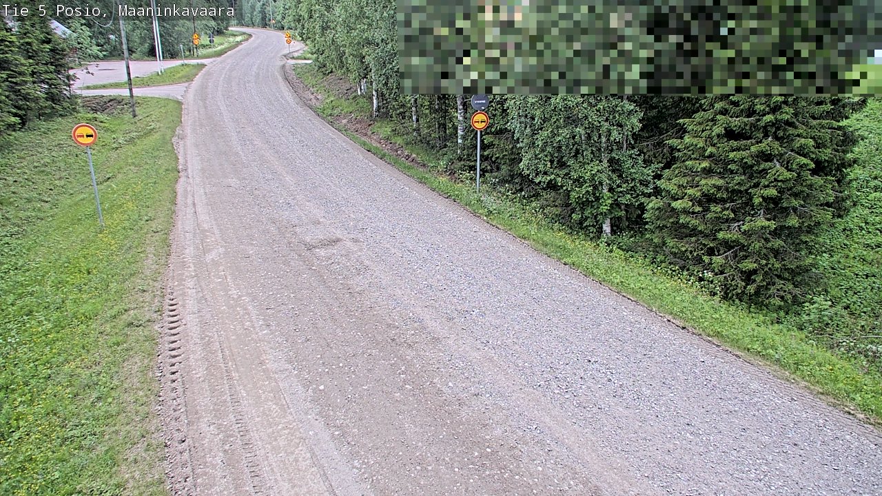 Kelikamerat Kuva Tie 5 Posio, Maaninkavaara, Posio, Lappi