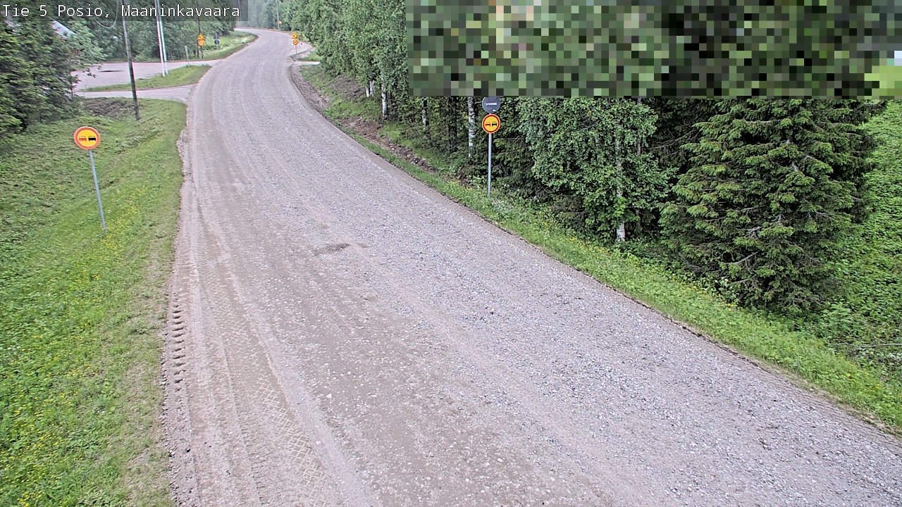 Kelikamerat Kuva Tie 5 Posio, Maaninkavaara, Posio, Lappi