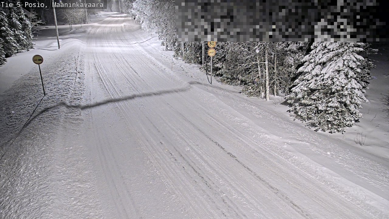 Weather Camera Image Road 5 Posio, Maaninkavaara, Posio, Lappi