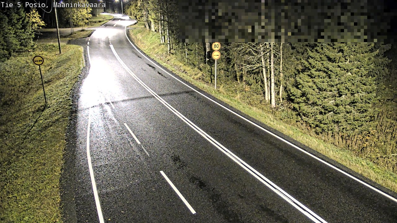 Kelikamerat Kuva Tie 5 Posio, Maaninkavaara, Posio, Lappi