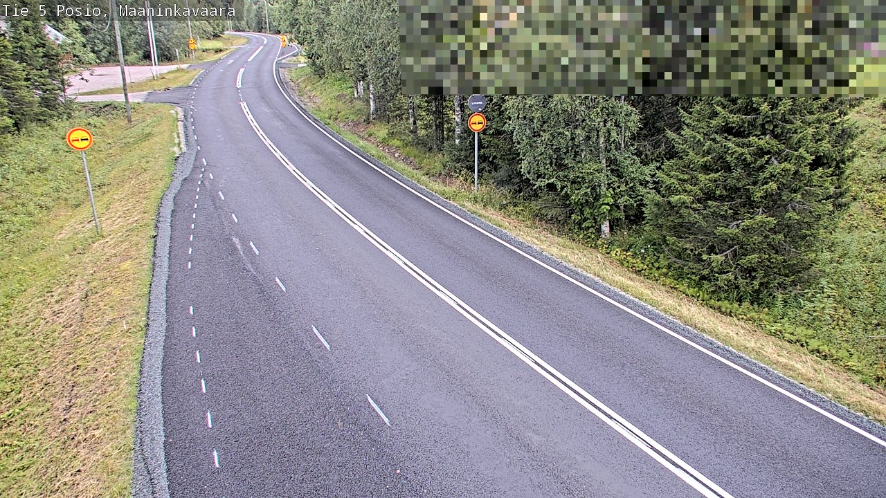 Kelikamerat Kuva Tie 5 Posio, Maaninkavaara, Posio, Lappi