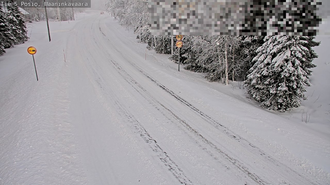 Weather Camera Image Road 5 Posio, Maaninkavaara, Posio, Lappi