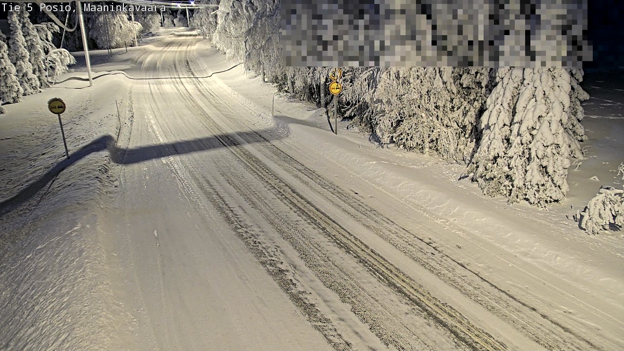 Kelikamerat Kuva Tie 5 Posio, Maaninkavaara, Posio, Lappi