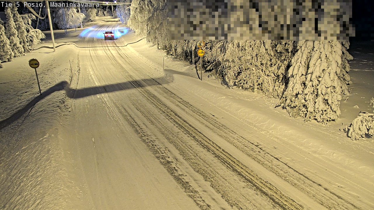 Kelikamerat Kuva Tie 5 Posio, Maaninkavaara, Posio, Lappi
