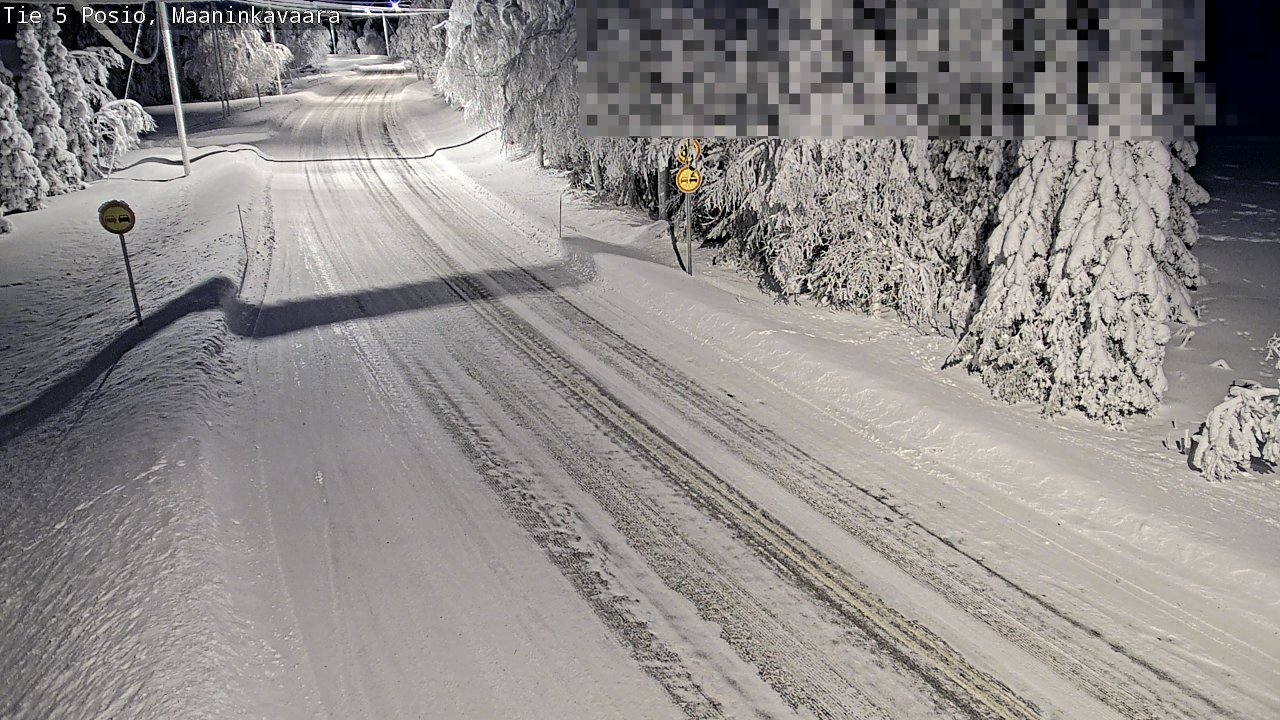 Kelikamerat Kuva Tie 5 Posio, Maaninkavaara, Posio, Lappi