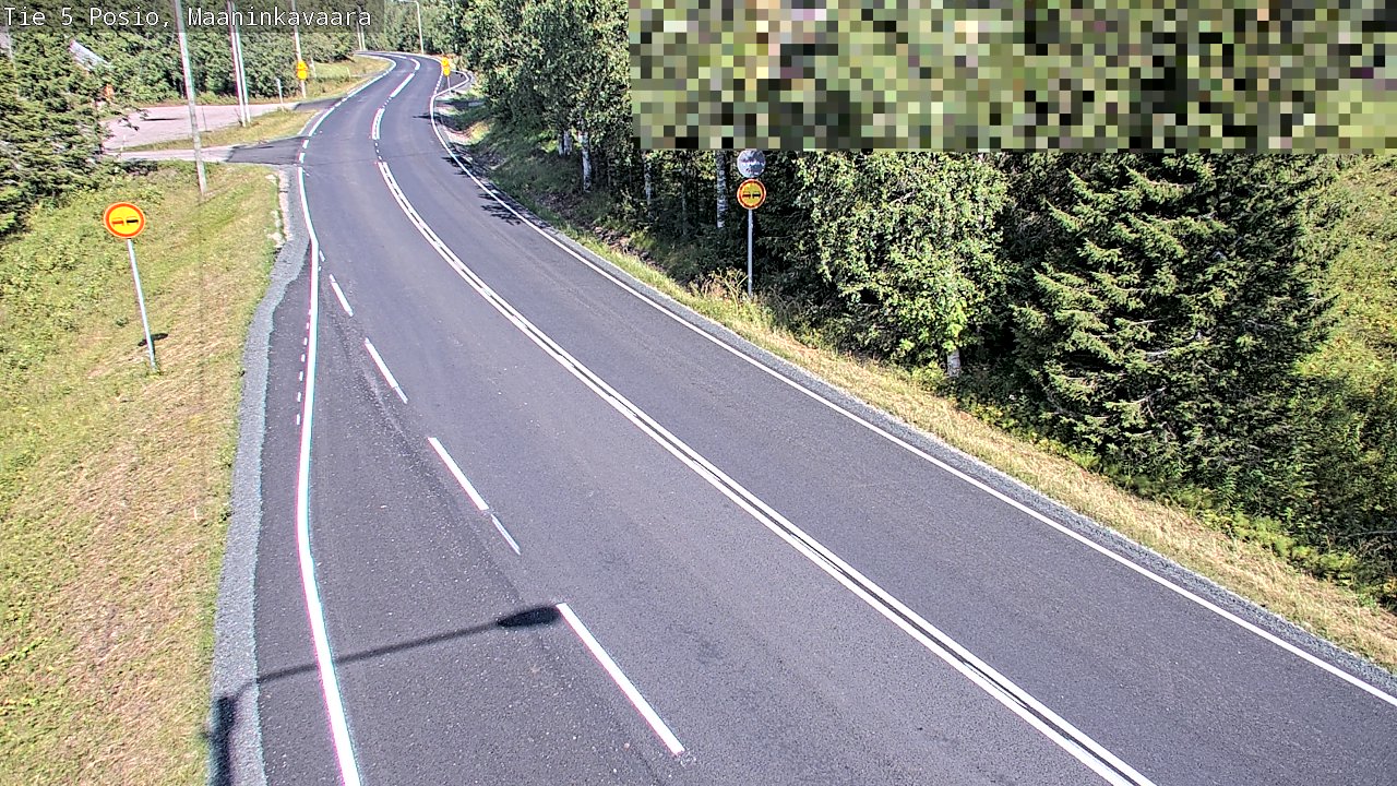 Weather Camera Image Road 5 Posio, Maaninkavaara, Posio, Lappi
