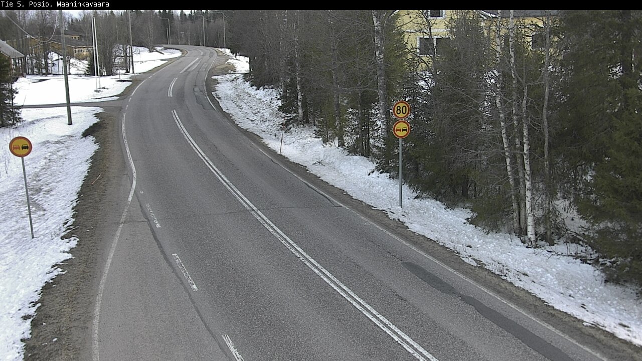 Weather Camera Image Road 5 Posio, Maaninkavaara, Posio, Lappi