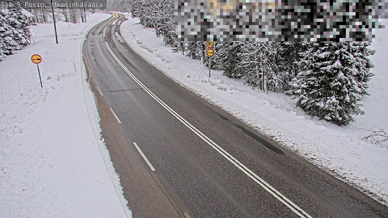 Kelikamerat Kuva Tie 5 Posio, Maaninkavaara, Posio, Lappi