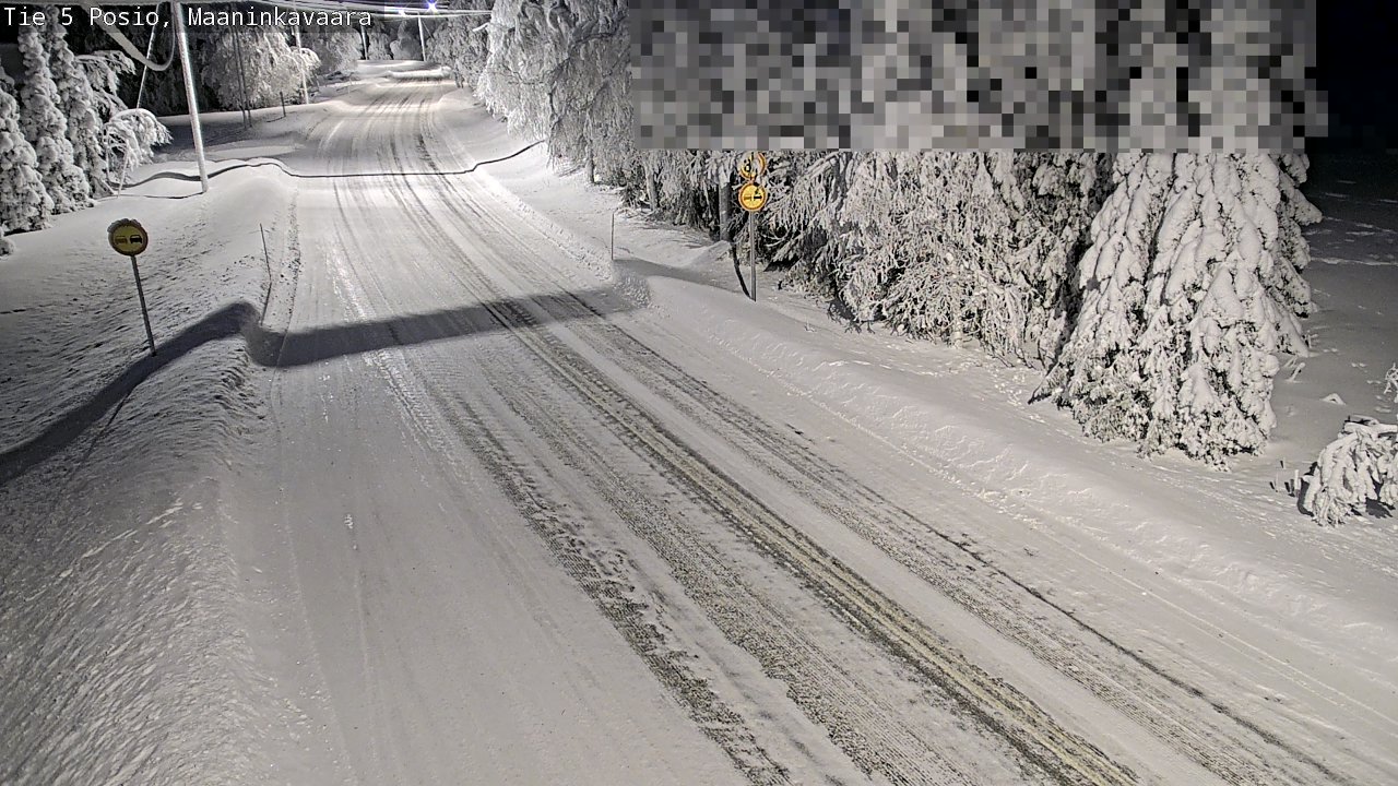 Kelikamerat Kuva Tie 5 Posio, Maaninkavaara, Posio, Lappi