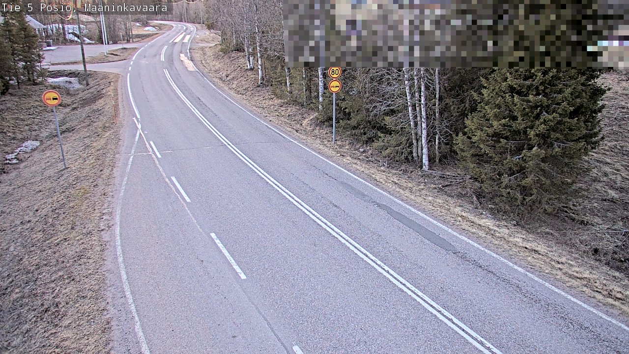 Kelikamerat Kuva Tie 5 Posio, Maaninkavaara, Posio, Lappi