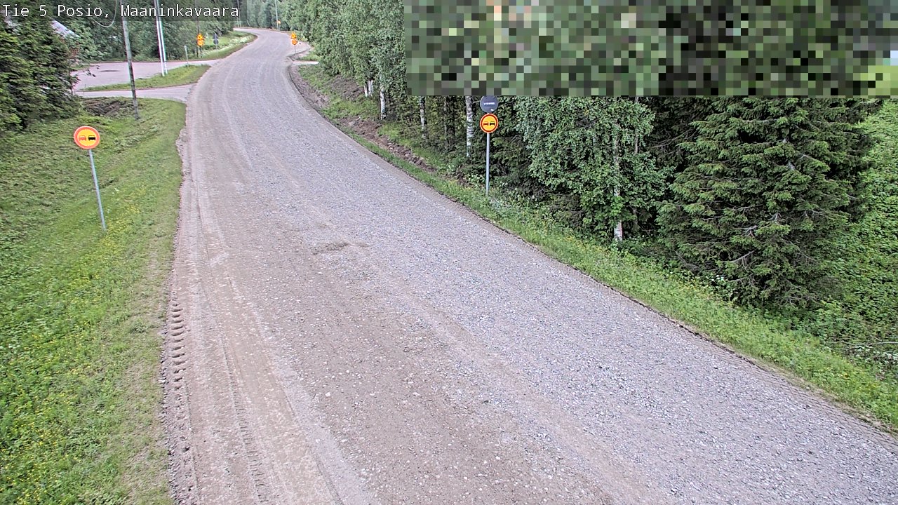 Kelikamerat Kuva Tie 5 Posio, Maaninkavaara, Posio, Lappi