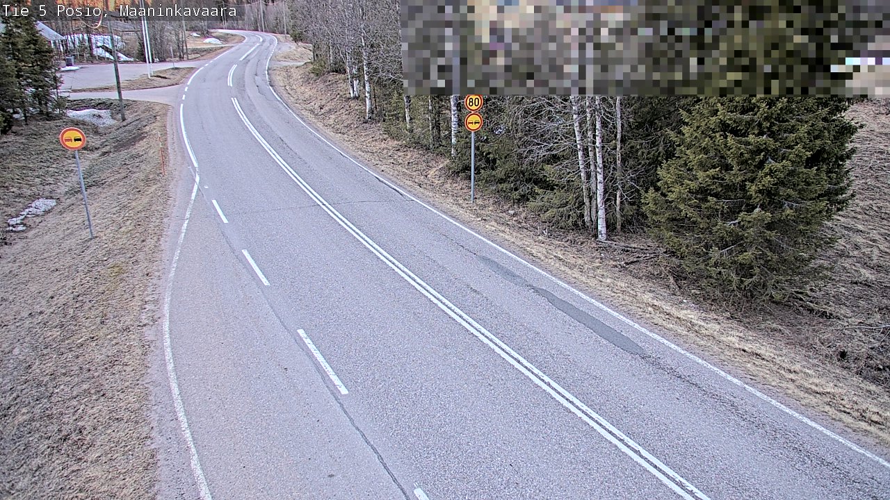 Kelikamerat Kuva Tie 5 Posio, Maaninkavaara, Posio, Lappi