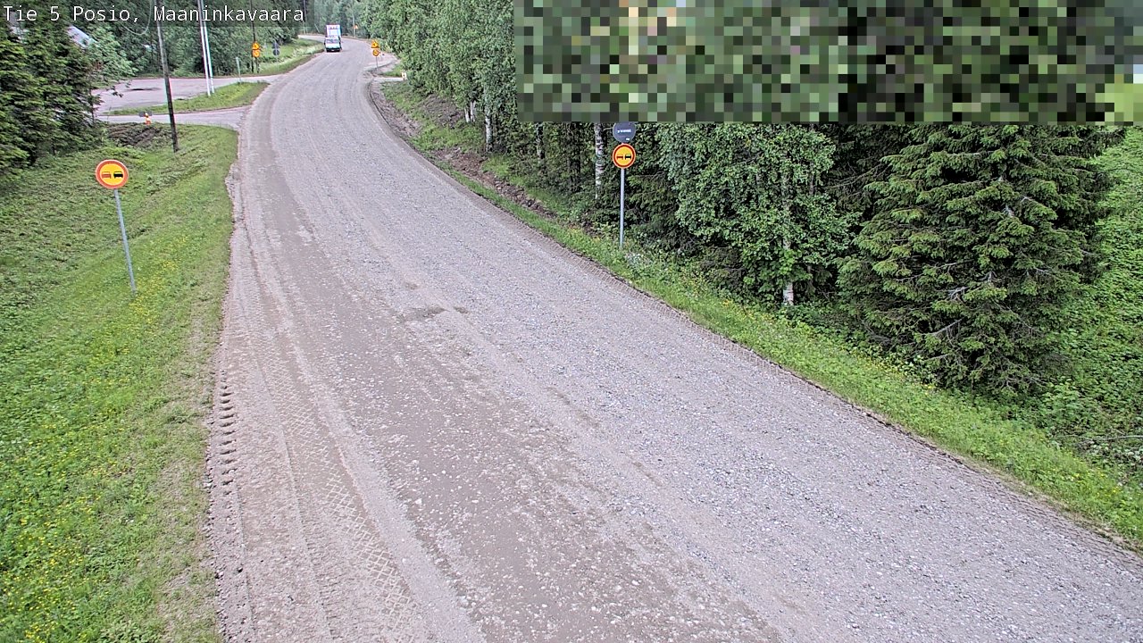 Kelikamerat Kuva Tie 5 Posio, Maaninkavaara, Posio, Lappi