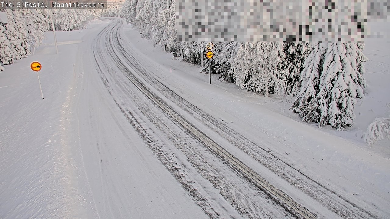 Kelikamerat Kuva Tie 5 Posio, Maaninkavaara, Posio, Lappi