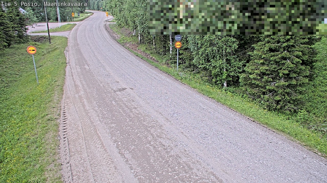 Kelikamerat Kuva Tie 5 Posio, Maaninkavaara, Posio, Lappi
