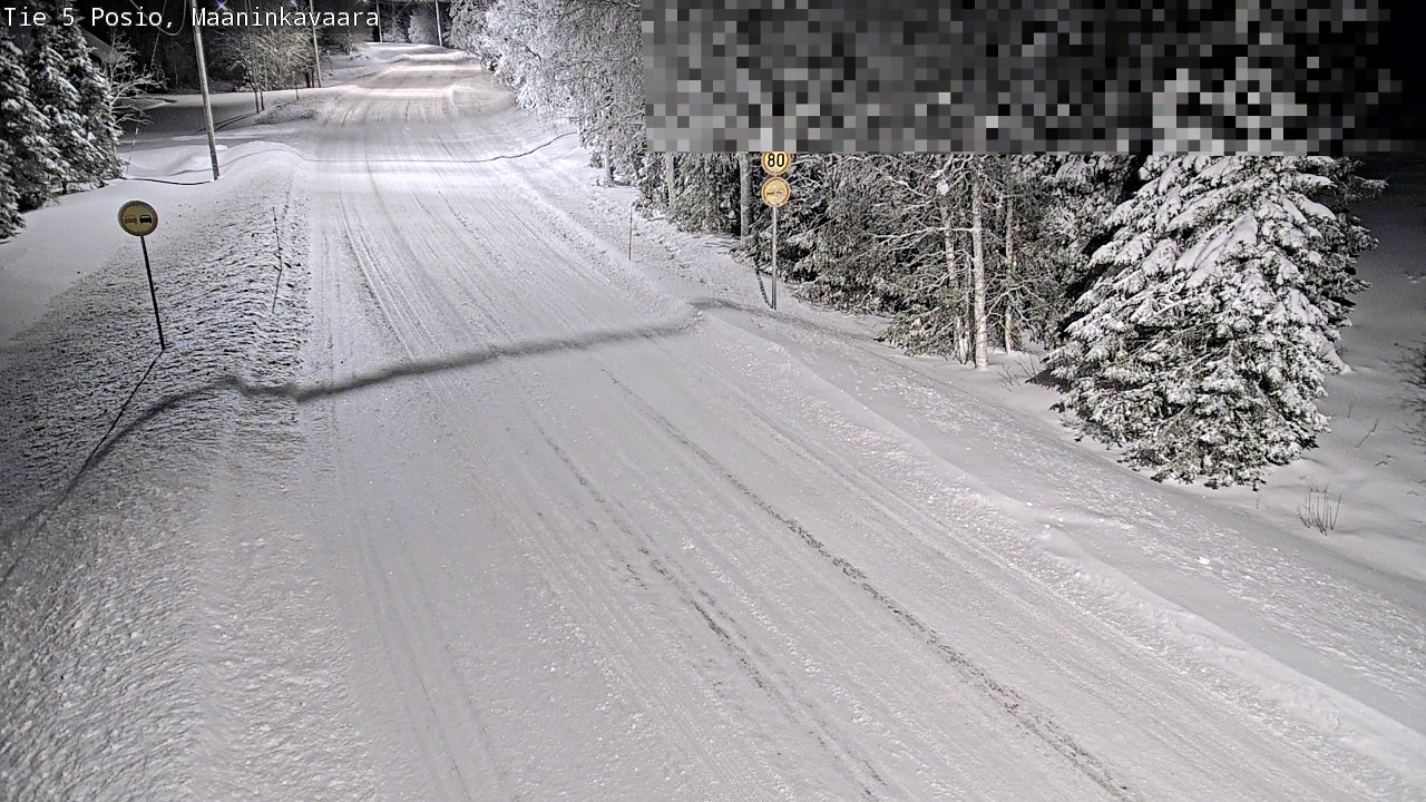 Weather Camera Image Road 5 Posio, Maaninkavaara, Posio, Lappi