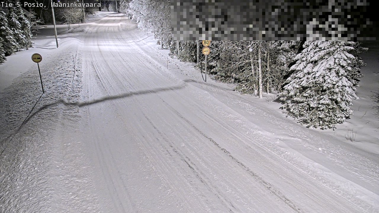 Weather Camera Image Road 5 Posio, Maaninkavaara, Posio, Lappi