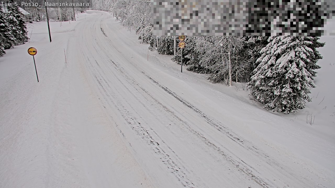 Weather Camera Image Road 5 Posio, Maaninkavaara, Posio, Lappi