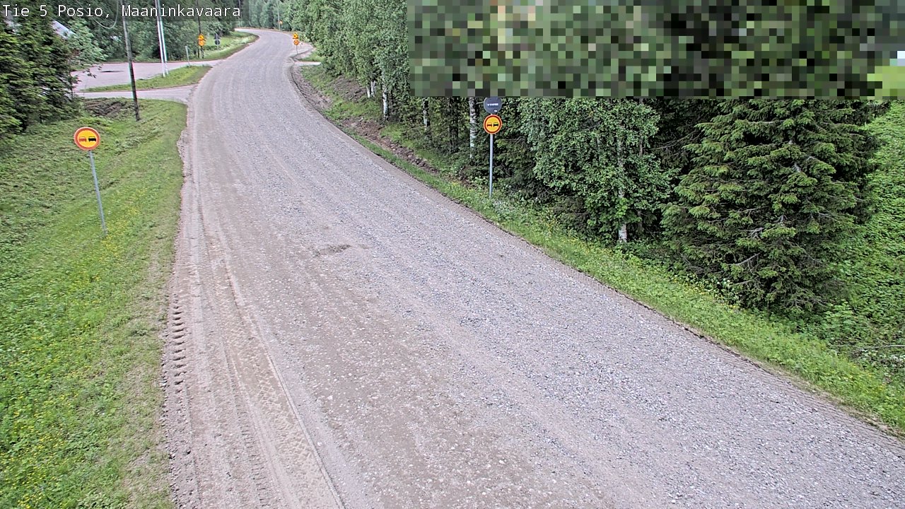 Kelikamerat Kuva Tie 5 Posio, Maaninkavaara, Posio, Lappi